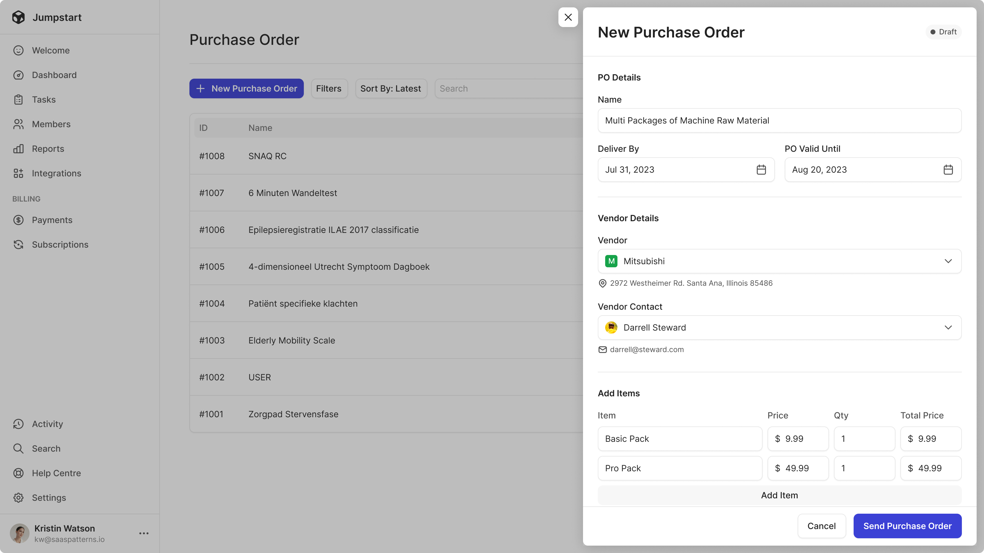 Purchase Order